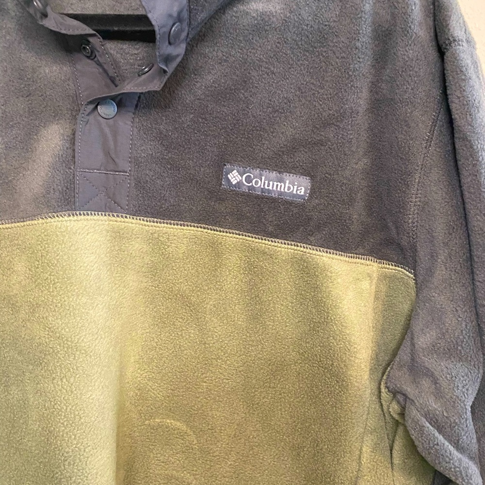 Men’s Columbia fleece Zip-Up pullover jacket